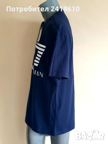 Emporio Armani EA7 Cotton Mens Size XL / 3XL НОВО! ОРИГИНАЛ! Мъжка Тениска, снимка 10 - Тениски - 54190354