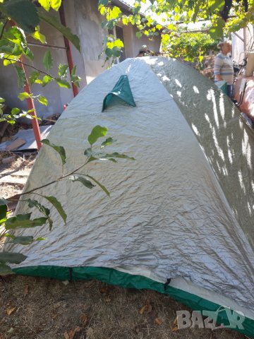 Двуслойна триместна палатка, снимка 4 - Палатки - 42674083