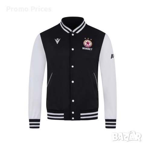 Мъжко колежанско горнище ЦСКА 25/26 CSKA – черно M, снимка 2 - Спортни дрехи, екипи - 52891267