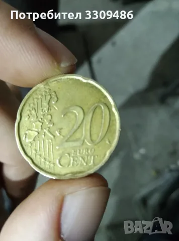 20 Евро цента Италия., снимка 2 - Нумизматика и бонистика - 56265032