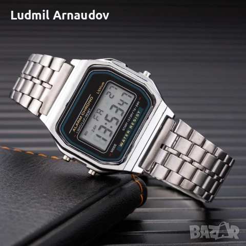 Цифров часовник F-91w - сив, снимка 2 - Мъжки - 52114319