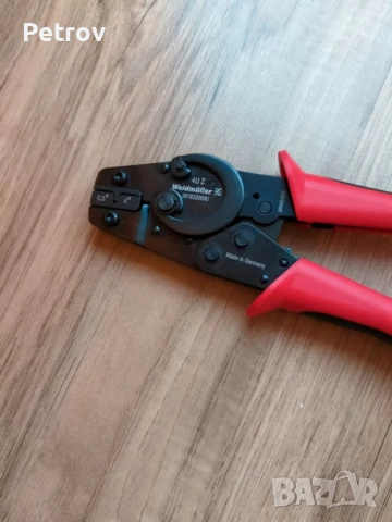 Weidmüller - 4U Z - MADE IN GERMANY - ЧИСТО НОВИ PROFI Кримпклещи 0,5 - 4 mm² / ORIGINAL - GERMANY !, снимка 2 - Клещи - 54094777