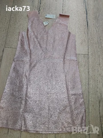 Нов комплект-розово сукманче и поло блузка River Island , снимка 7 - Детски рокли и поли - 48849300