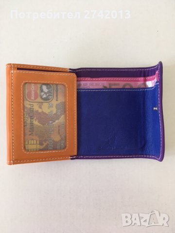 Дамски кожен портфейл, снимка 2 - Портфейли, портмонета - 30307323