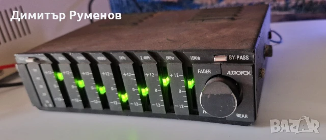  Car audio 7 band stereo graphic equalizer vintage AUDIOVOX AMP-785, снимка 3 - Ресийвъри, усилватели, смесителни пултове - 50565437