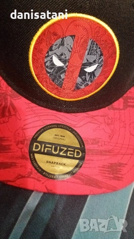 Мъжки лятни шапки Deadpool Snapback и метална табела, снимка 10 - Шапки - 54017906