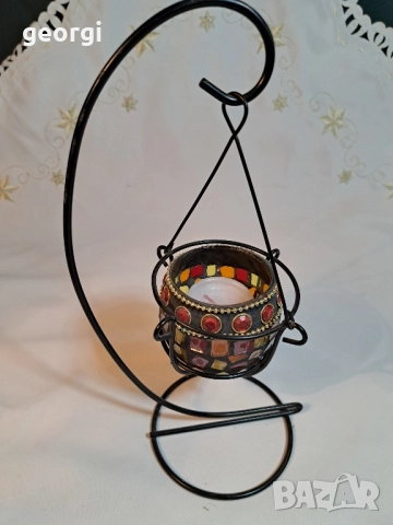 арт свещник витраж 28/5