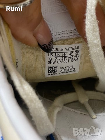 Оригинални кожени кецове adidas Supercourt Premium! 41 н, снимка 8 - Кецове - 42666311