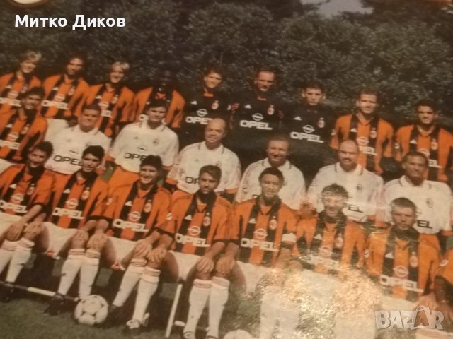 Милан 1998-1999г. фотос в рамка с размер 367х280мм, снимка 5 - Футбол - 42797241