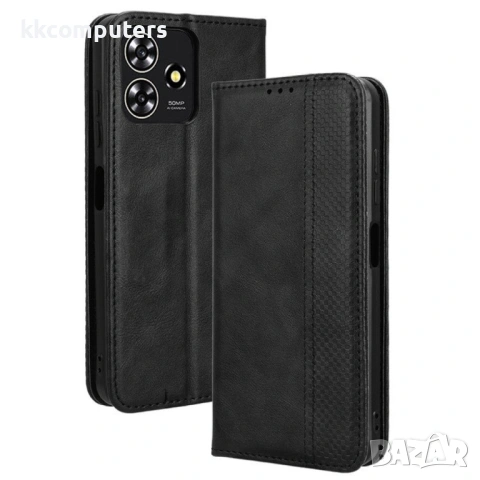 ZTE Blade V50 Design 4G Кожен Калъф2 и Протектор, снимка 3 - Калъфи, кейсове - 53041991