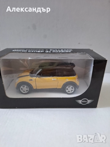 Модел на автомобил Mini Cooper s мащаб 1:36 като нов