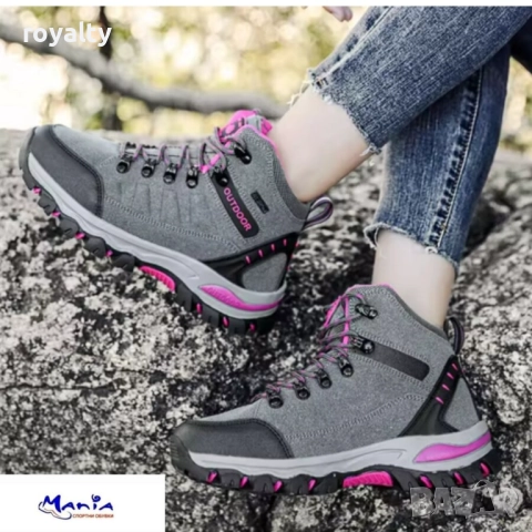 Планински обувки в сиво