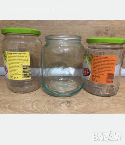 Стъклени буркани три размера, снимка 2 - Други - 53933518