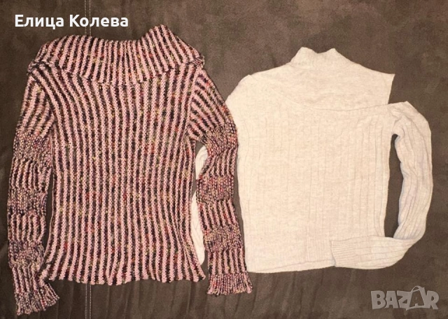 Предлагам 6 лота с дамски блузи, пуловери, жилетки Zara, Mango, Reserved, Shein и др.по 10 евро , снимка 10 - Блузи с дълъг ръкав и пуловери - 52959287