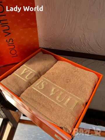 Louis Vuitton комплект кърпи , снимка 5 - Хавлиени кърпи - 42394409