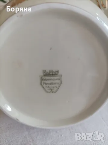 Двойка чайник и захарница KPM Kobenhavns Porcellains Maleri , снимка 7 - Сервизи - 49130742