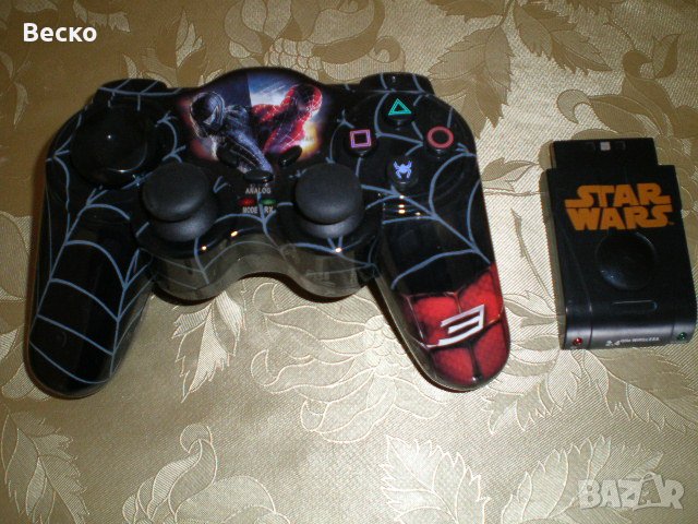 Сони Плейстейшън 2 нов P2 PS2 безжичен Джойстик PS2 Sony Playstation Doubleshock Wireless Controller, снимка 1 - PlayStation конзоли - 38221322