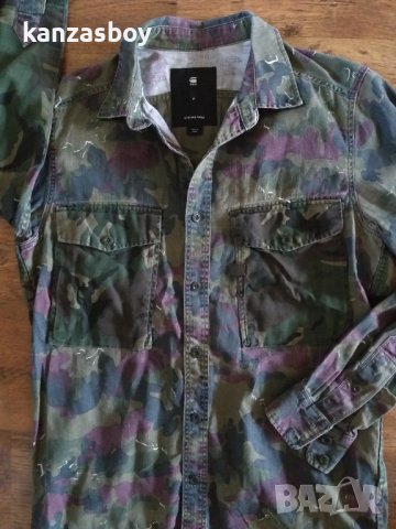 g-star type c straight long rc shirt - страхотна мъжка риза , снимка 4 - Ризи - 42880933