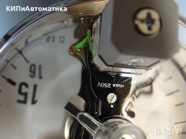 Електроконтактен Манометър WIKA cont 821.21 0-15Bar Ø85mm G1/2”, снимка 10 - Резервни части за машини - 37257054