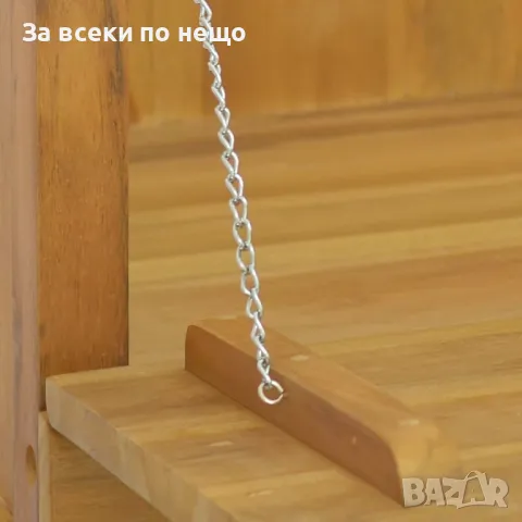 Шкаф За Баня, 90x45x75 см, Тиково Дърво Масив Код P585, снимка 7 - Шкафове - 50426780