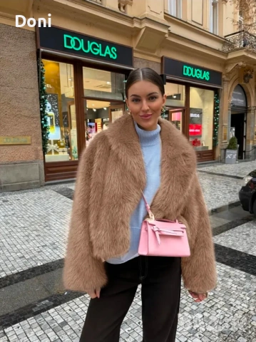 Ново дамско палто екокожа, снимка 2 - Палта, манта - 53328080