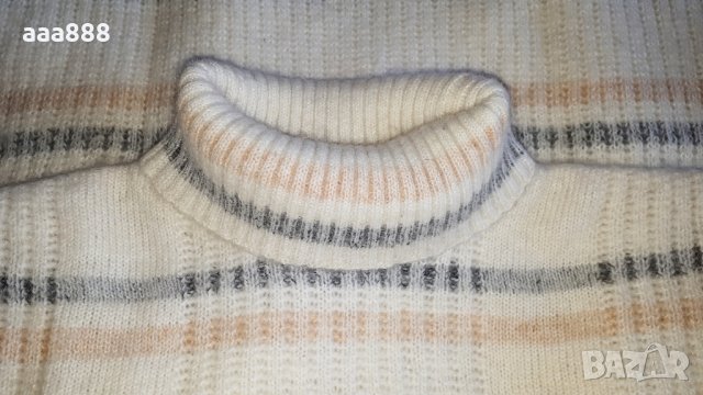 Дамски пуловер поло мохер вълна, снимка 2 - Блузи с дълъг ръкав и пуловери - 31047664