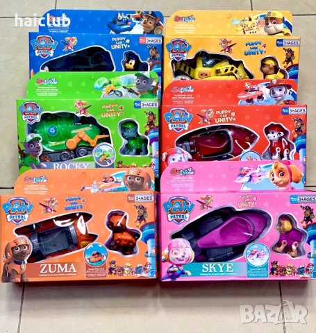 Пес патрул фигури морско спасяване/Pow patrol фигури, снимка 3 - Коли, камиони, мотори, писти - 31157692