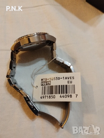 Нов мъжки ръчен часовник Casio херметик до 200 м с кристално стъкло , сертификат и касов бон, снимка 6 - Мъжки - 52861618