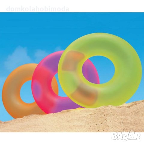 Надуваем пояс с флуоресцентни цветове. 91 см. Intex, снимка 14 - Надуваеми играчки - 40504847