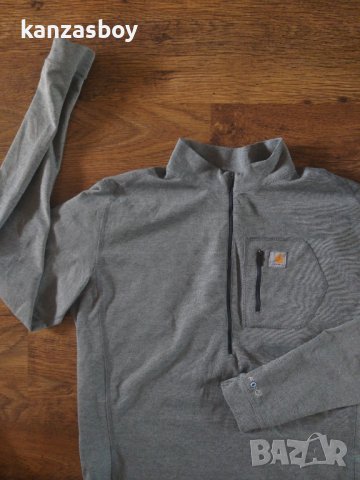 Carhartt Base Force Heavyweight Base Layer Quarter-Zip - страхотна мъжка блуза КАТО НОВА, снимка 9 - Спортни дрехи, екипи - 38025125