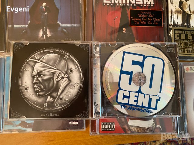 Оригинални Албуми Дискове Eminem 50 Cent Xzibit CD DVD 1999-2005, снимка 2 - CD дискове - 40832144