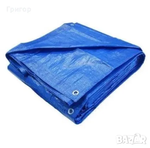 Платнища за покриване от зебло с капси за вързване с въже.