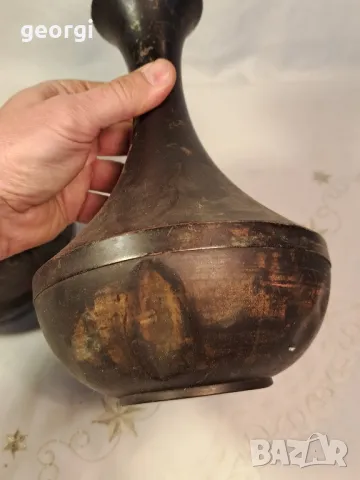 холандски бронзови вази Metawa  23/3, снимка 7 - Вази - 49348204