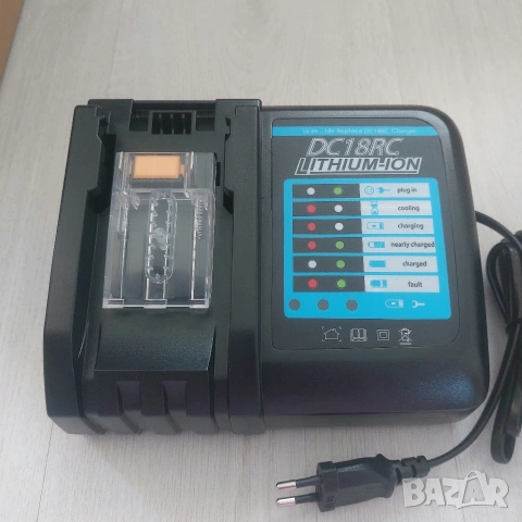НОВ Комплект за Makita: Бързо Зарядно 4A + Мощна Батерия 5.5Ah (18V LXT), снимка 2 - Друга електроника - 54352256