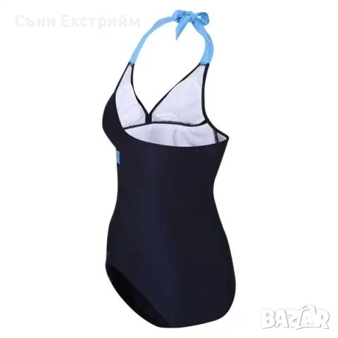Дамски цял бански Regatta Flavia Costume Blue, снимка 4 - Бански костюми - 44338829