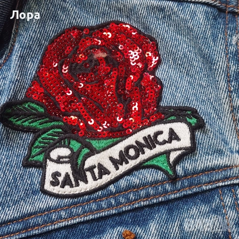 Дамско дънково яке , снимка 2 - Якета - 52772316