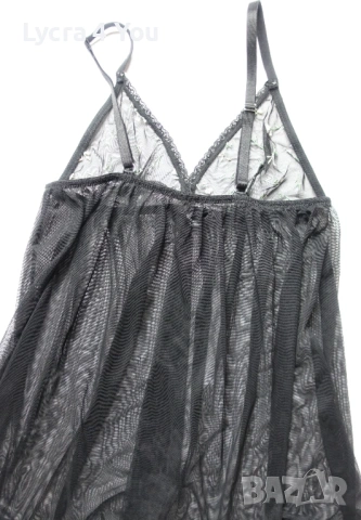 Vivance 80B нова черна тюлена нощничка, снимка 5 - Бельо - 53309701