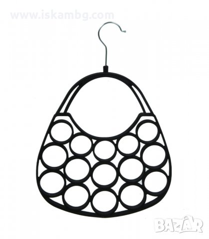 ЗАКАЧАЛКА ЗА ШАЛОВЕ - ТИП "КОШНИЦА" В ЧЕРЕН ЦВЯТ - код 1166712