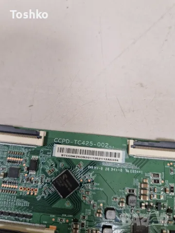 FINLUX 43-FFA-5230 MAIN BOARD 17MB171 POWER 17IPS62 TCON CCPD-TC425-002 PANEL VES430UNDP-N1-N42, снимка 7 - Части и Платки - 55980051