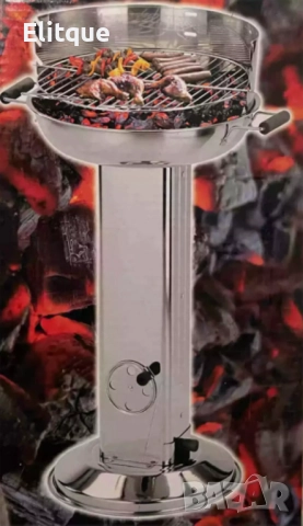 Колонна скара Bavaria на дървени въглища от неръждаема стомана, снимка 13 - Други - 52716359