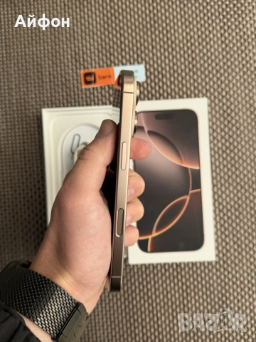 КАТО НОВ!*ЛИЗИНГ* iPhone 16 Pro 128Gb Desert Titanium , снимка 7 - Apple iPhone - 56255830