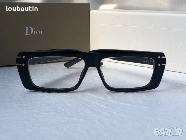 Dior 2023 дамски слънчеви очила правоъгълни маска прозрачни , снимка 6 - Слънчеви и диоптрични очила - 40646081
