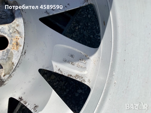 Алуминиеви джанти 15цола 5x100 + ЗИМНИ ГУМИ Barum за Seat Ibiza,Skoda Fabia,Vw Polo,Audi A1, снимка 14 - Гуми и джанти - 52258948