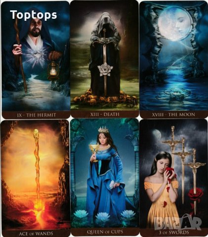 Разкошно красиви таро карти: Thelema Tarot & Arcanum Tarot, снимка 13 - Карти за игра - 34165685