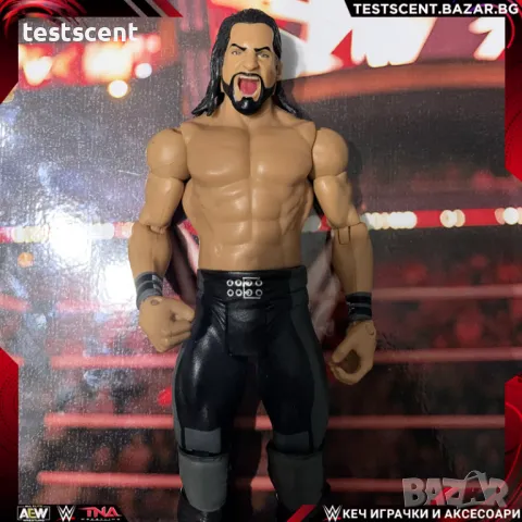 Екшън фигура WWE Seth Rollins Сет Ролинс Mattel Basic играчка , снимка 1 - Фигурки - 48438991