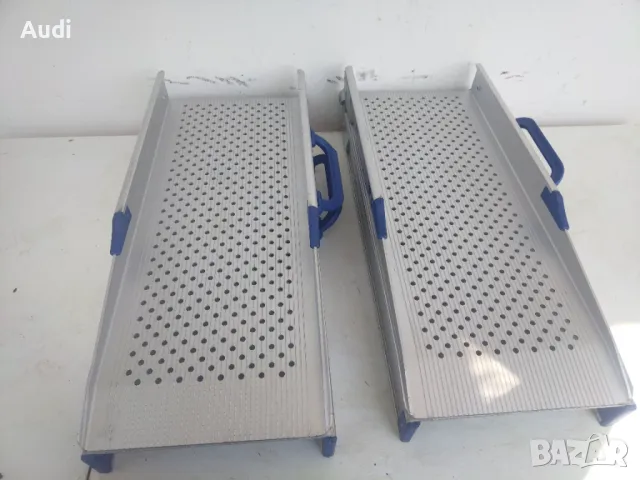 Комплект чисто нови сгъваеми рифеловани алуминиеви рампи KVISTBERGA  Товароносимост на всяка рампа 2, снимка 15 - Други - 50108162