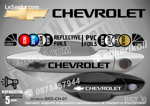 Citroen стикери за дръжки SKD-CI-01, снимка 8 - Аксесоари и консумативи - 35640873