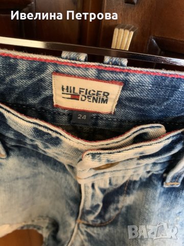 Дънкова къси панталони с дантела Hilfiger Denim, снимка 2 - Къси панталони и бермуди - 33832818
