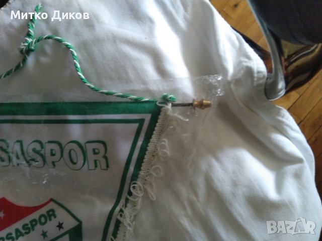 Бурсаспор Турция ново футболно голямо мачове флагче-45х34см, снимка 4 - Футбол - 37054490