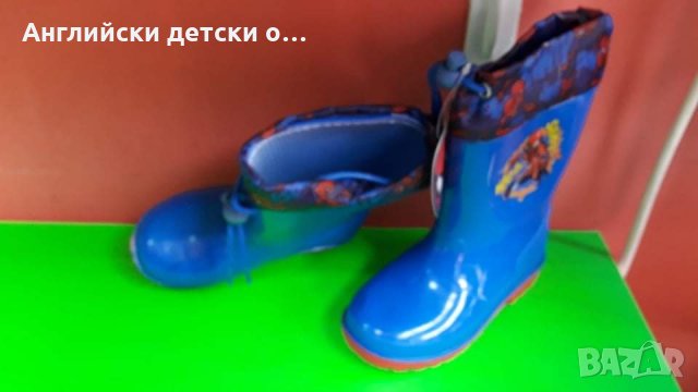 Английски детски гумени ботуши-SPIDERMAN, снимка 7 - Детски боти и ботуши - 31874063